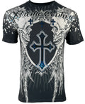 Xtreme Couture by Affliction Men's T-Shirt Provoke Skull Cross