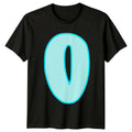 Zero Numeral Numbers Mens T-Shirt Womens Tee Graphic Unisex Minimalist