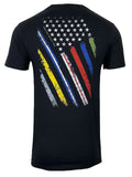Howitzer Style Men's T-Shirt HONOR FLAG Military Grunt MFG