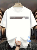 Light and Soft T White L Size Future Lightweight Soft Loose Fit Simple T