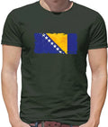 Bosnia E Erzegovina Grunge Stile Bandiera - T-Shirt - Bosniaco Love Vivo