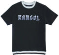 Kangol Game Day Black Heavyweight Crew Neck Black T-Shirt