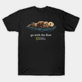 Go With The Flow Nat Geo Sea Otter Wildlife Nature Graphic T-Shirt Image 1 of 4