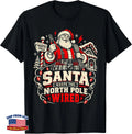 Christmas Santa Claus Electrician Keeps The North Pole Wired T-Shirt