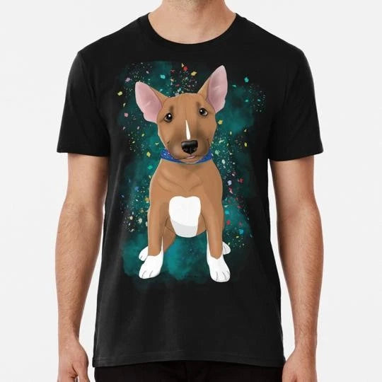 Bull Terrier Pup Red White Size S to 5XL Made in the USA T-Shirt