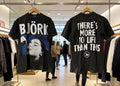 Vintage style Bjork Rock Concert Tour short sleeve 2 side shirt NWT