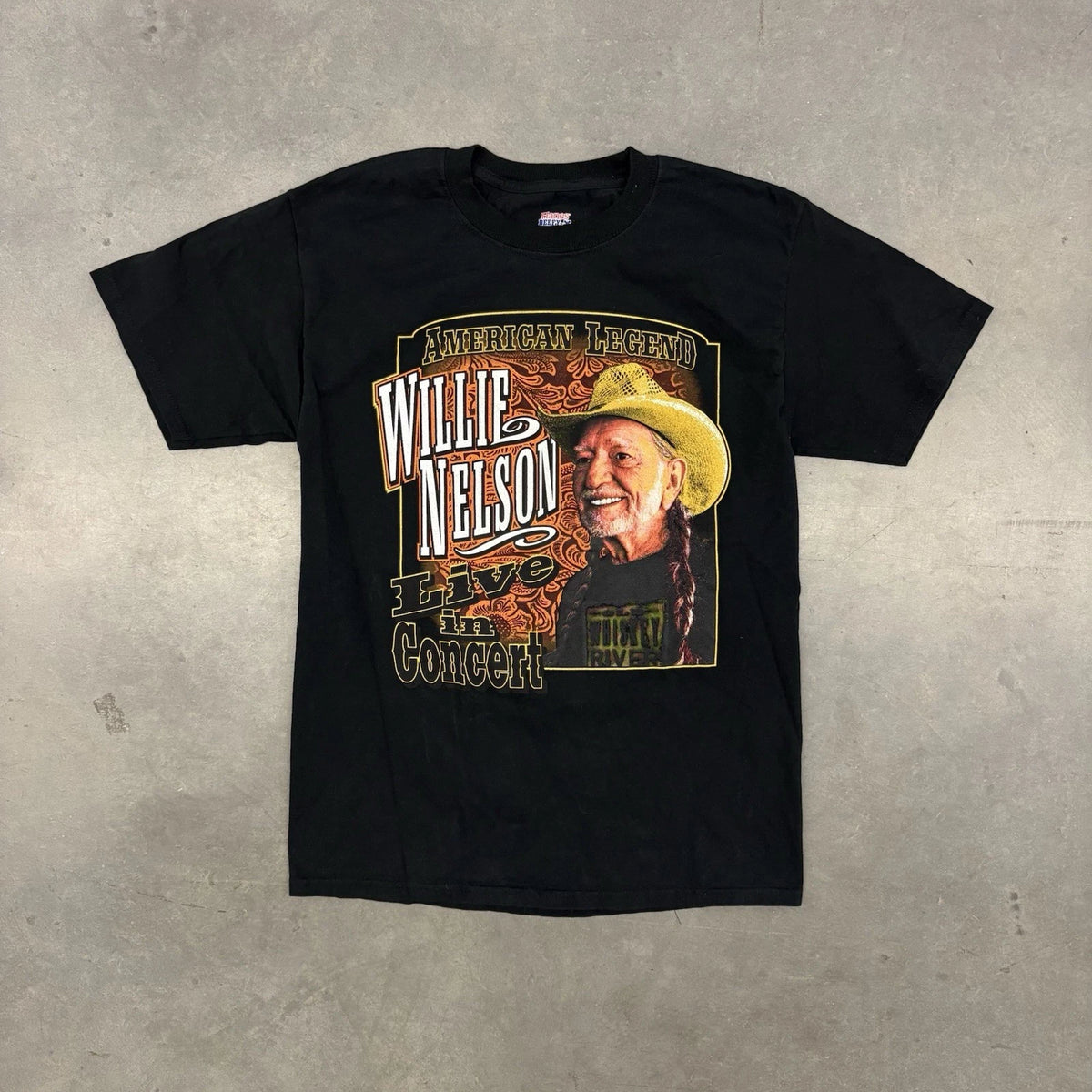 2000s Willie Nelson Country Music Vintage Tour Tee Men’s Medium