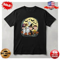 Retro Halloween, Spooky Pumpkin Unisex T-Shirt Size S-5XL