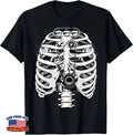 Mechanic Skeleton Halloween Graphic Mechanics Car Engineer T-Shirt