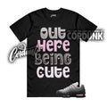 Air Max 95 Pink Foam OG Big Bubble White Black Silver T Shirt Match OHBC