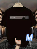 Dry T Black M Size Future Quick dry Breathable Material Size Simple T