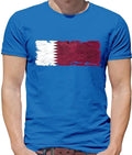 Qatar Grunge Flag Style - T-Shirt - Riyal Country Love Live Born City