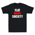 Gift Mars Shirt Tee Space Lovers Universe Black Flat Shirt T-shirt Society Funny