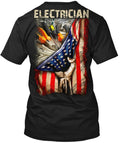Past Buyers Exclusive - Electrician Tee T-Shirt Made in the USA Size S to 5XL