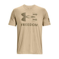 Under Armour 1370811 Men's UA Freedom Logo T-Shirt, Sand/Federal Tan, 2X-Large
