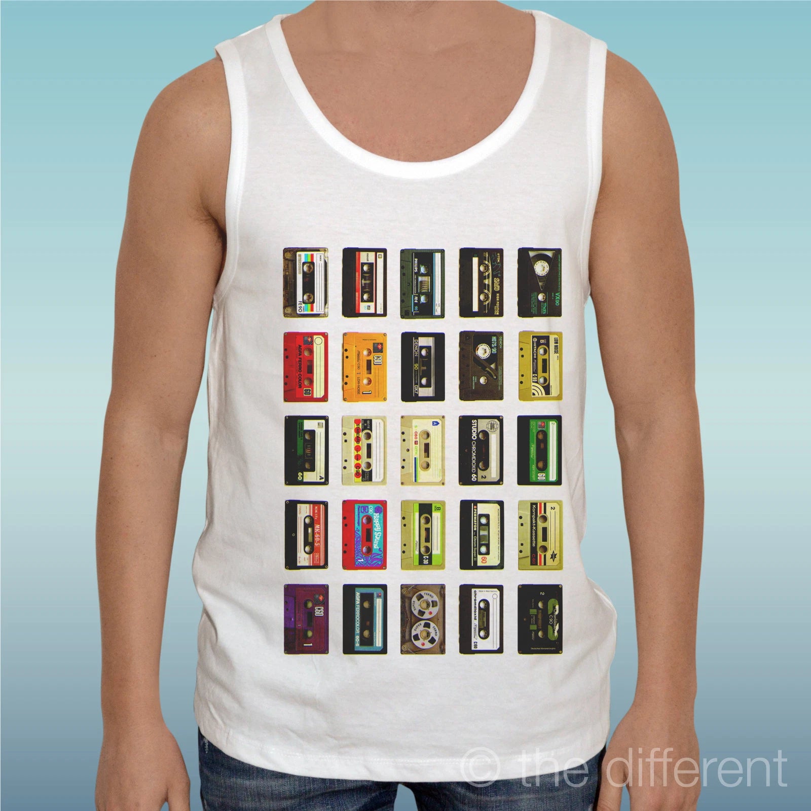 Tank Top T-Shirt "Music Cassette Vintage" Gift Idea