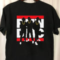 Run DMC Rapper Group Tee, Retro Run-D.M.C Hip Hop Group Tee, for 80s Rap Fans