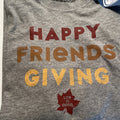 Life Is Good Men’s Medium Long Sleeve Shirt NWT Friends Giving Gray Fall Autumn