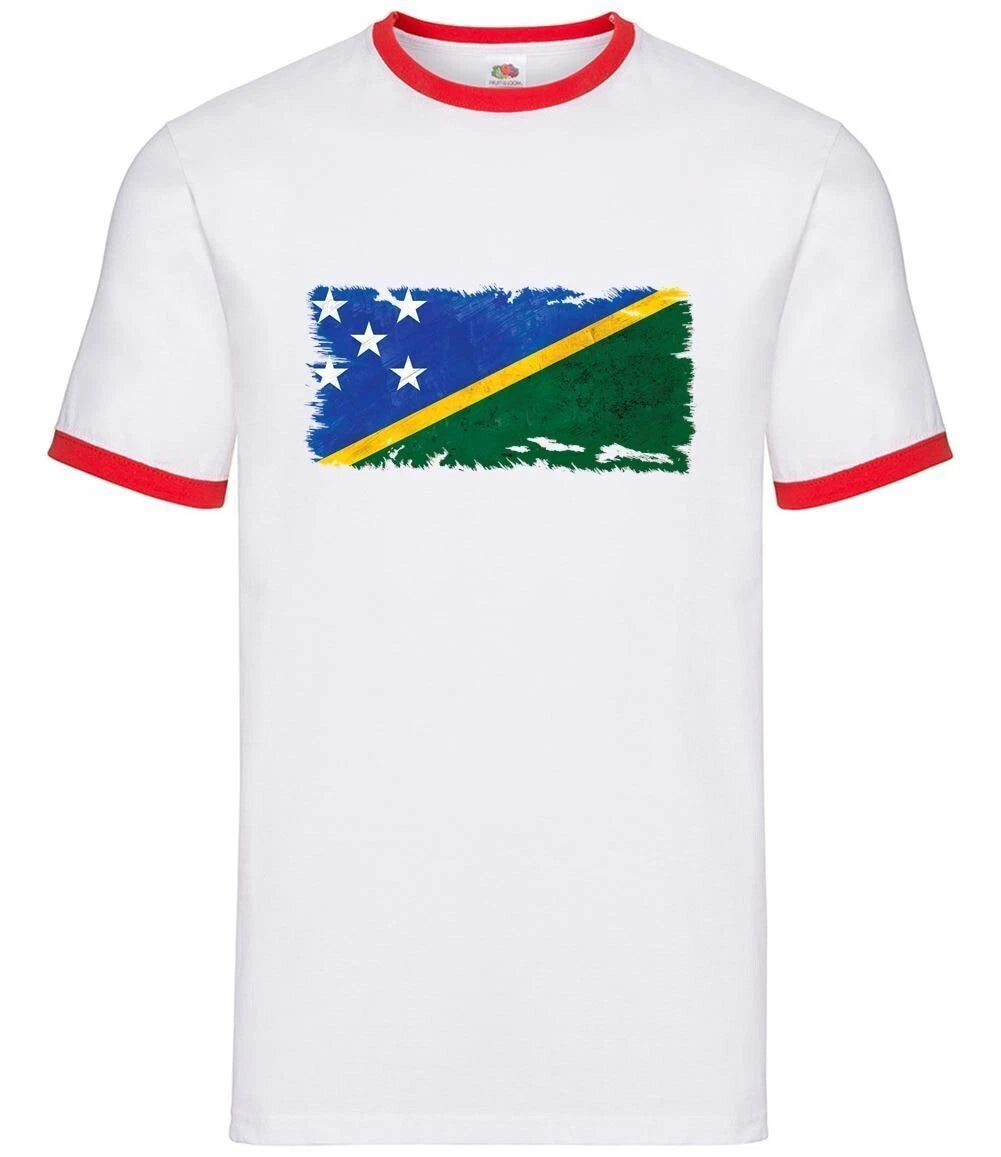 Solomon Grunge Islands Flag Style - Men Ringtone - Honiara Country Travel