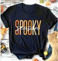 Spooky Season T-Shirt Adult Unisex Black Autumn Size 2X New Halloween Fall