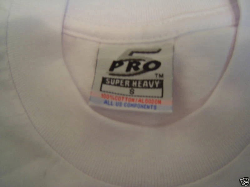 6 NEW PRO 5 PRO5 LONG SLEEVE T-SHIRT SUPER HEAVY WHITE PLAIN BLANK S-7XL 6PC