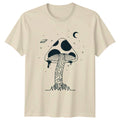 Aesthetic Psychedelic Mushroom Cosmic Fungi T-Shirt Celestial Hippie Mycology