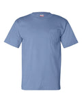 Bayside - Unisex USA made pocket T shirt  - 7100 - 4XL - 100% Cotton