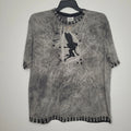 Allen Wickler Artwear Vintage Tie Dye Art Short Sleeve Shirt Fairy Mushroom
