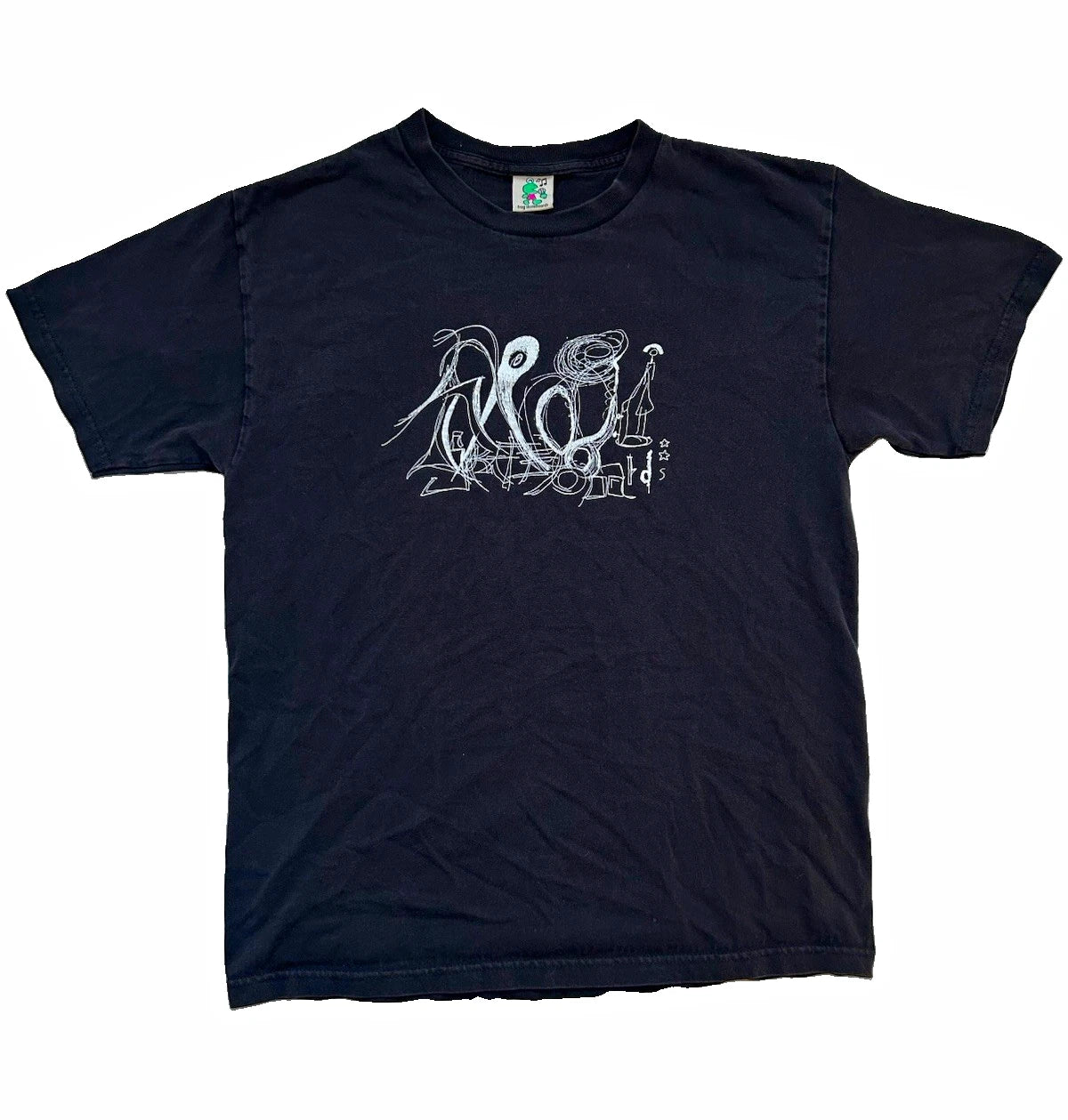 Frog Skateboards Scribble Daddy T Shirt Black Graphic Indie Skater Tee M Image 1 of 4