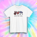Peace Love Wine Funny Drinking Wine Lover Gift Shirt S-5XL