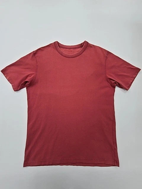 Uniqlo Men Burgundy Classic Cotton Crew Neck T-Shirt Size L MPN 341-041600