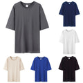 Trendy Short Sleeve Solid Color T Shirts for Men and Women Summer Wear