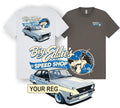 Ford Escort Harrier Classic Car Retro Design  Big Eddie’s Speed Shop T Shirt