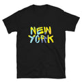 New York NY Yellow Street Wear Graffiti T-Shirt