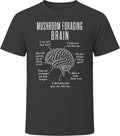 Mushroom Foraging Brain Funny Forager T Shirt Image 1 of 4