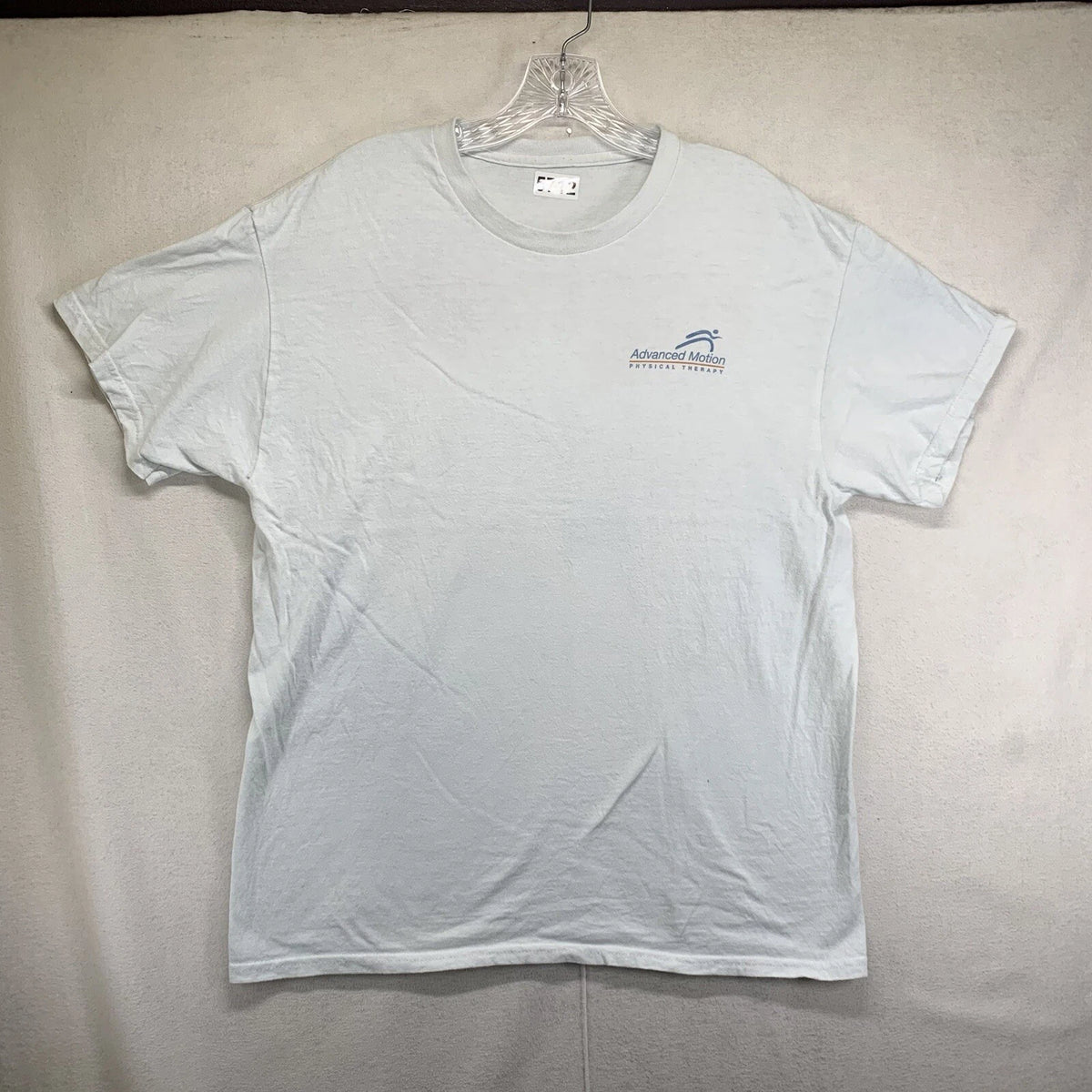 Advanced Motion Physical Therapy T Shirt Men’s Size Large Light Blue