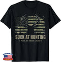 Suck At Hunting Fun At Deer Camp Funny Man Hunter Camping Tee