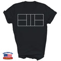 Pickleball Court Outline Pickleball Player Unisex Shirt Gift