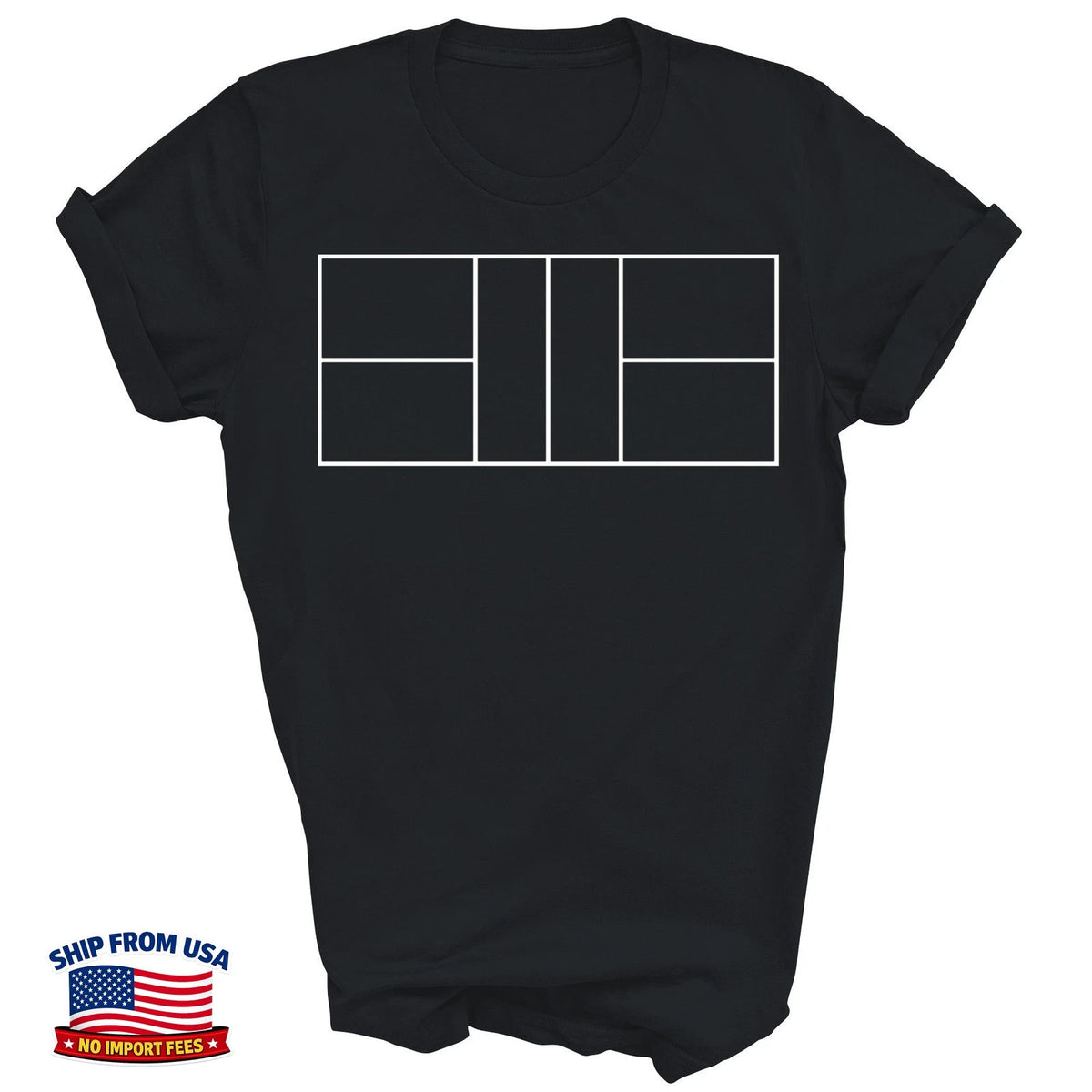 Pickleball Court Outline Pickleball Player Unisex Shirt Gift