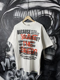 Vintage Respect Third Wave Vandalism Graffiti Logo T-shirt Men’s Size Large