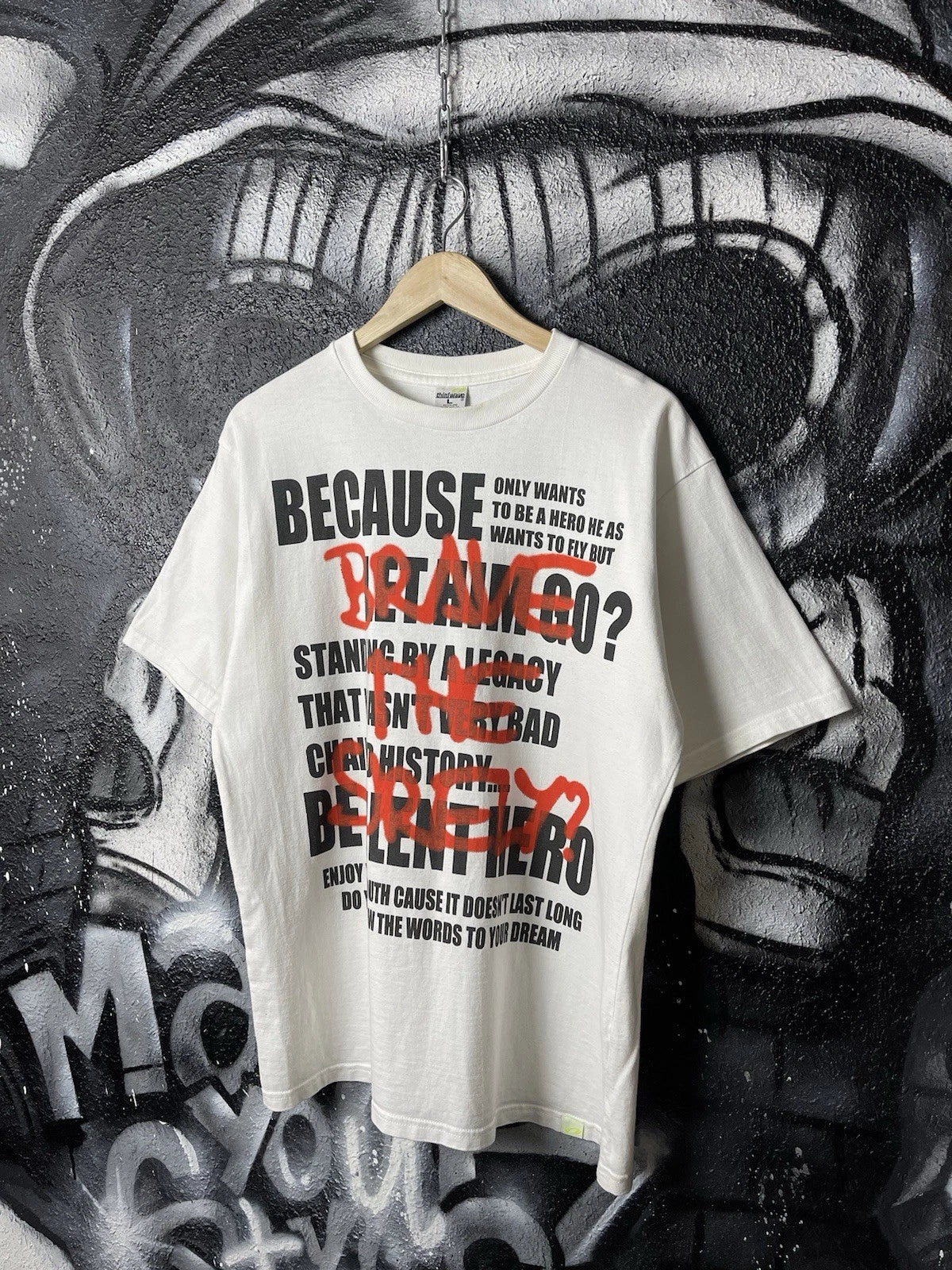 Vintage Respect Third Wave Vandalism Graffiti Logo T-shirt Men’s Size Large