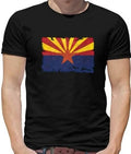 Arizona Grunge Flag T-Shirt - Phoenix - USA - Country - Flags - State