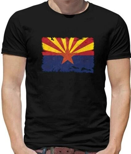 Arizona Grunge Flag T-Shirt - Phoenix - USA - Country - Flags - State