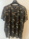 Carre Paris 2XL Men's Crew Neck T-Shirt Camo Green Street Wear Military Army