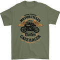 Biker Custom Cafe Racer Motorbike Mens T-Shirt 100% Cotton