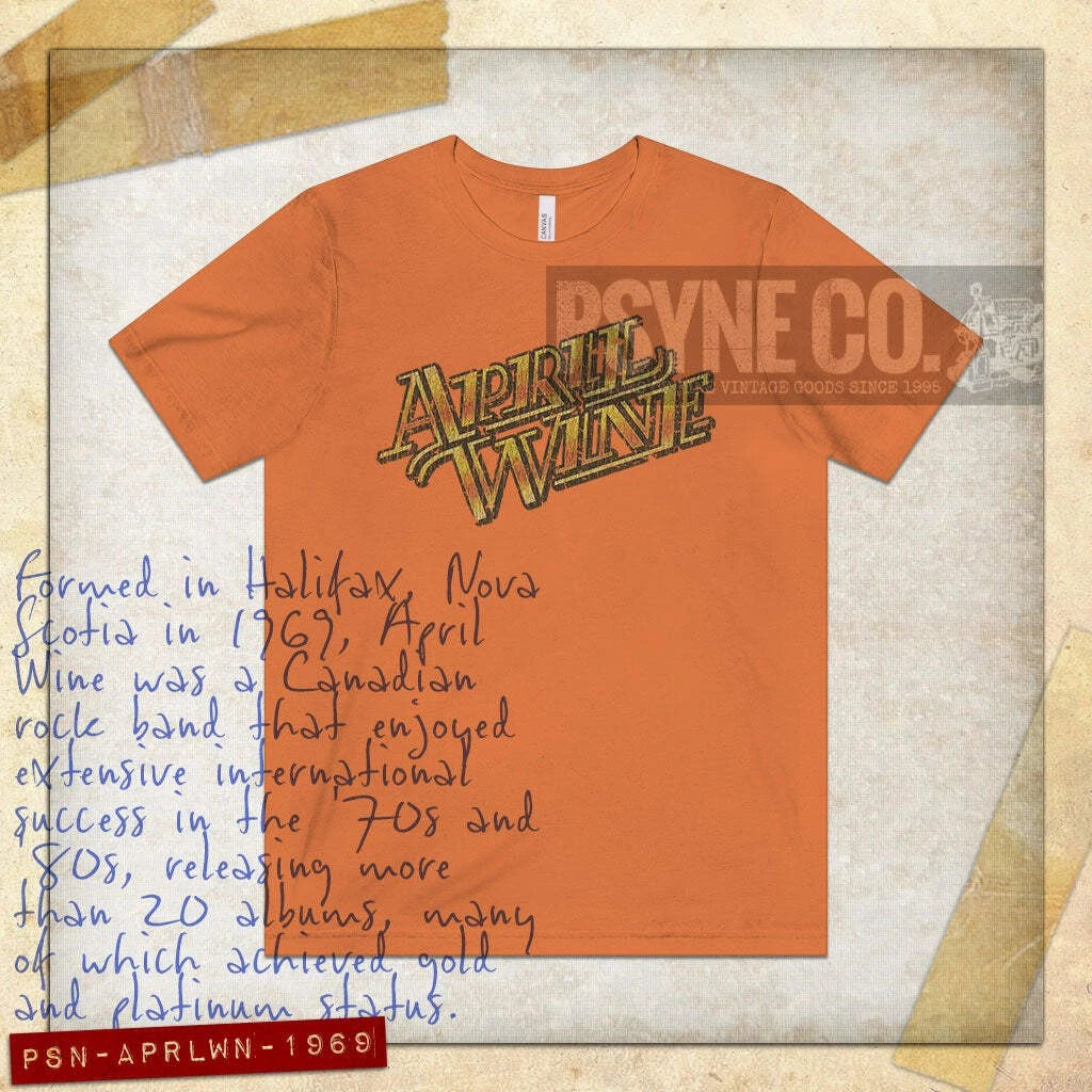 April Wine 1969 Vintage Men's T-Shirt