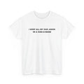 Funny Pun Graphic T-Shirt ThreadWill I Keep All My Dad Jokes in a Dad-a-Base
