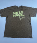 Alstyle Shirt Mens XL Brown More Cowbell Saturday Night Live Funny Graphic Tee Image 1 of 4
