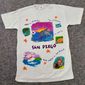 90s Animal Shirt Mens Large San Diego Creative Apparel Concepts Dolphin VTG