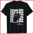 Bachelorette Bride Future Mrs Custom Bride To Be Black Cotton T-Shirt S-5XL